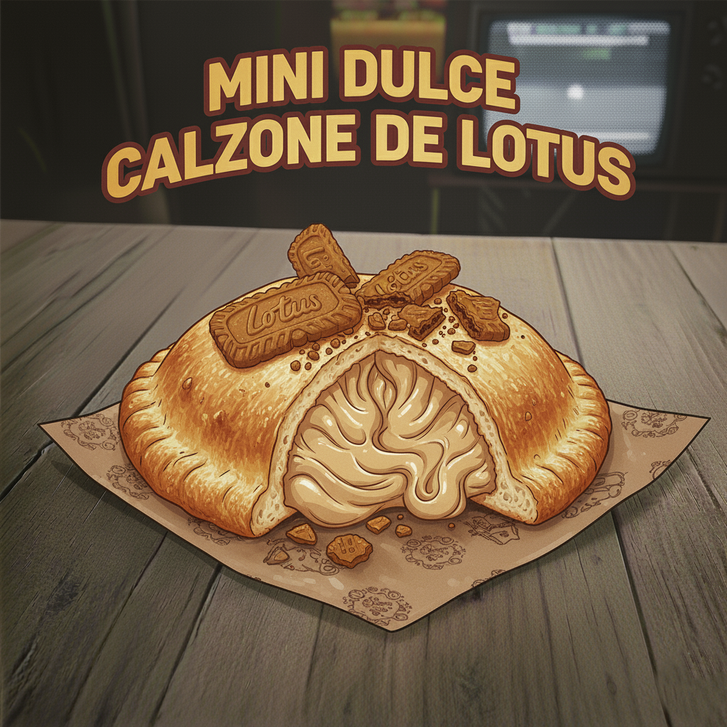Mini dulce Calzone de Lotus