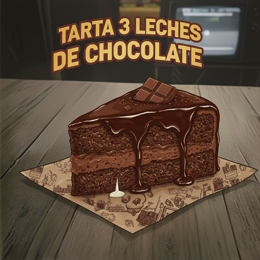 Tarta 3 leches de Chocolate