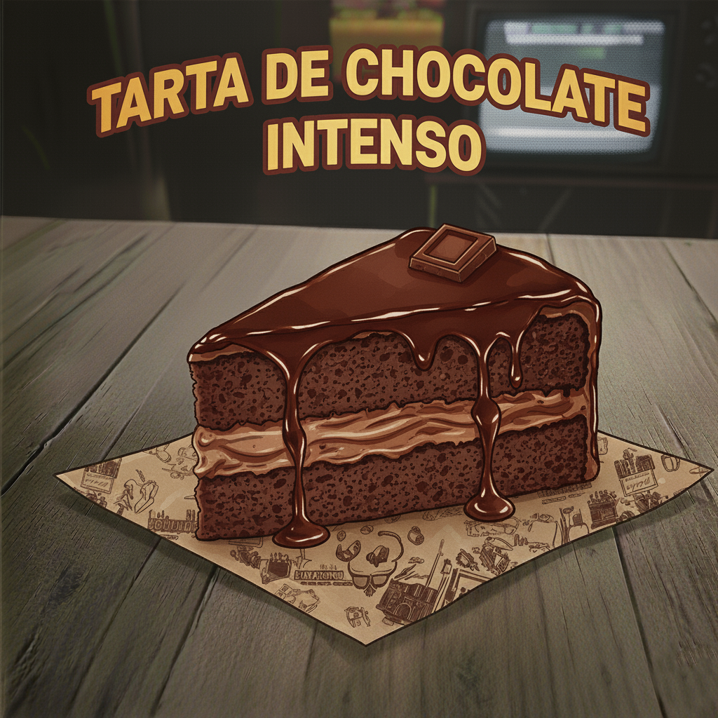 Tarta de chocolate intenso